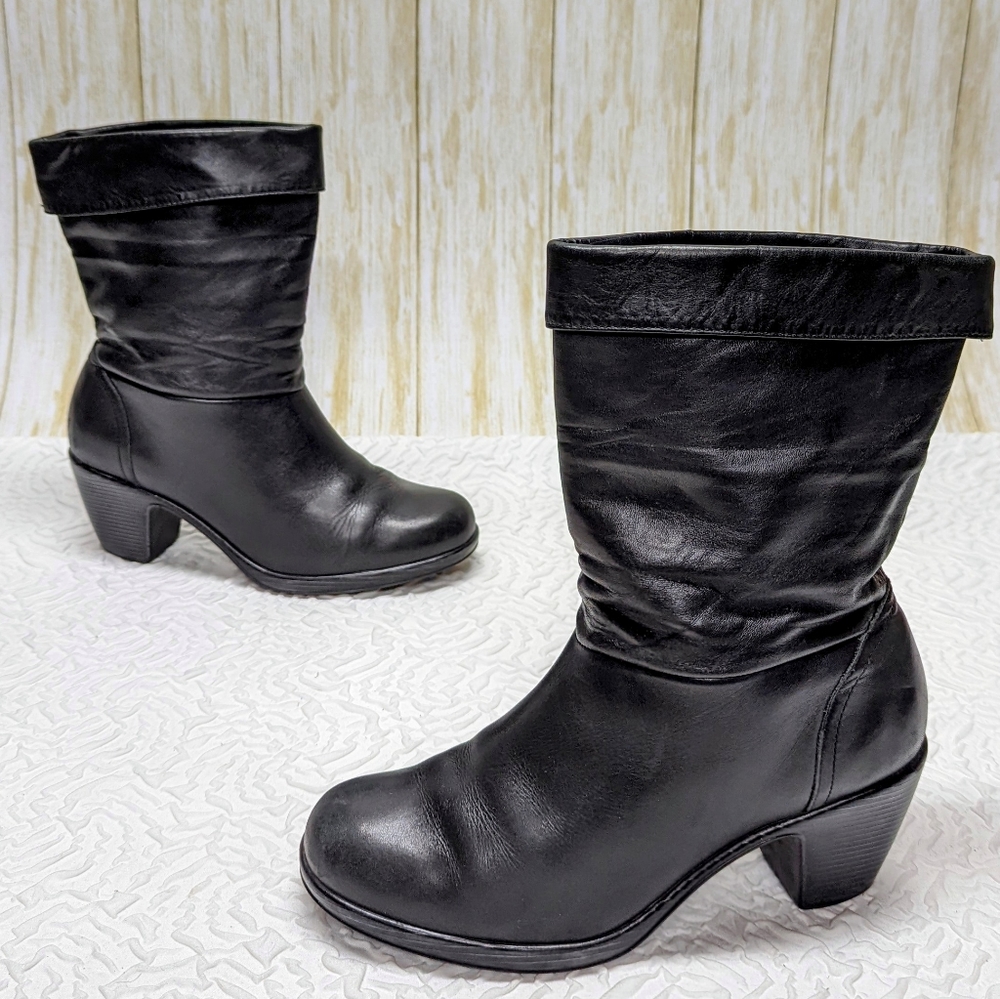DANSKO | Leather Slouch Cuffed Boot sz 8.5-9